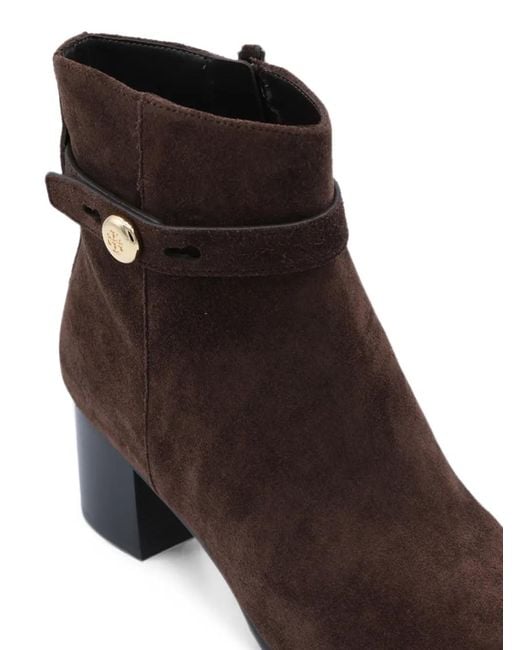 Tory Burch Brown Romy Ankle Boots
