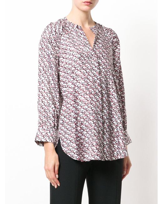 Lyst - Dorothee schumacher Patterned Blouse
