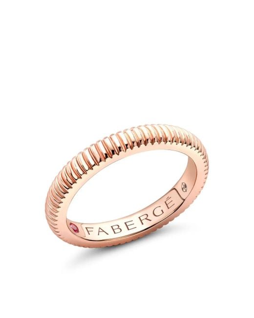 Faberge Pink 18Kt Rose Colours Of Love Ruby Ring