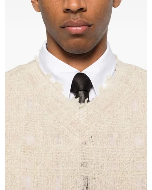 Séfr Natural Desi V-Neck Sweater for men