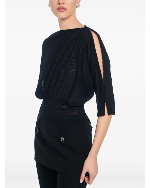 Axel 113 Black Kendall Off-The-Shoulder Top
