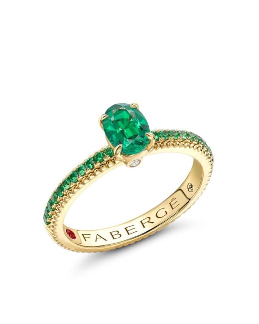 Faberge Blue 18kt Yellow Gold Colours Of Love Multi-stone Ring