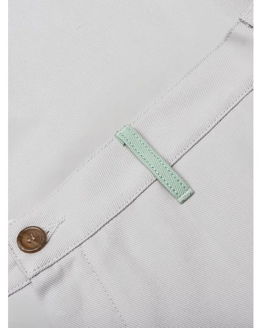 Marni White Cotton-Blend Trousers for men