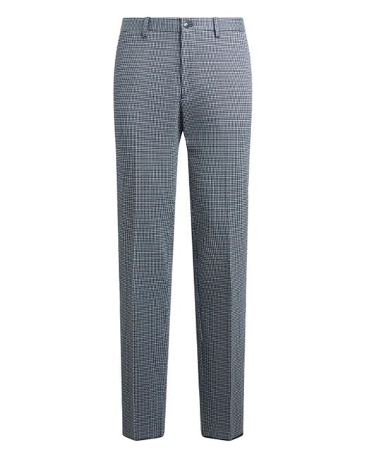 メンズ Etro チェック テーラードパンツ Blue