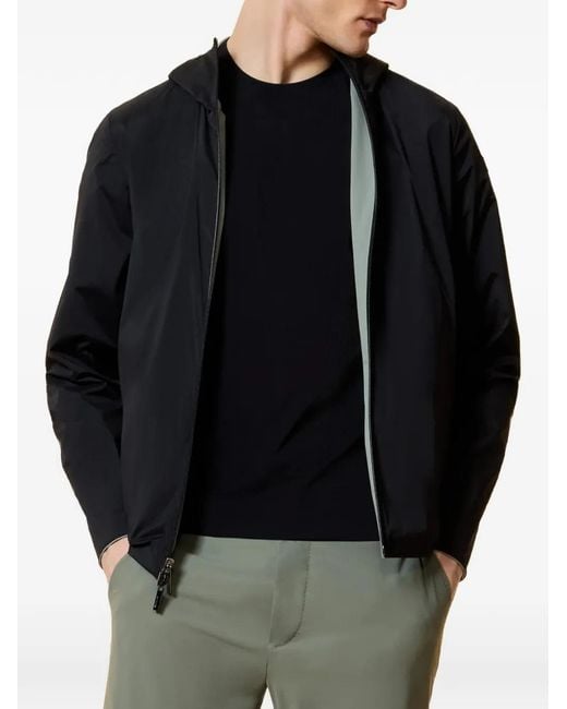 Rrd Green Hooded Zip Jacket for men