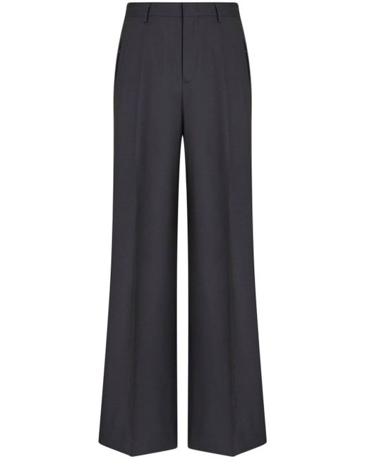 Etro Blue Wool Tailored Trousers for men