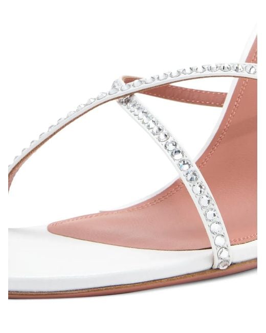 AMINA MUADDI White Sally 95 Sandals