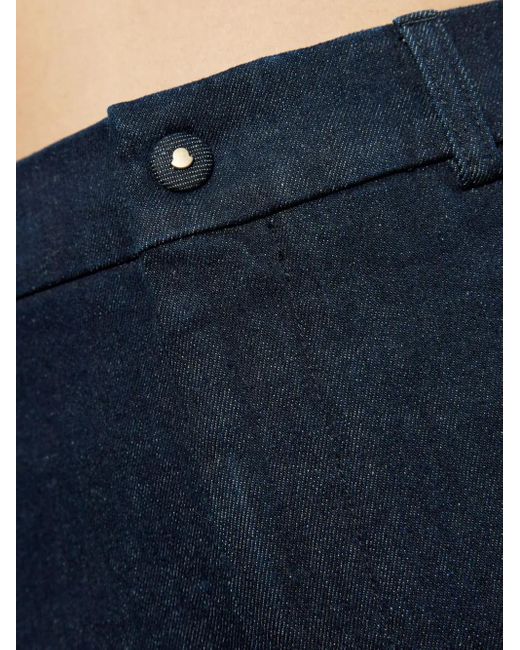 Moncler Blue Wide-Leg Jeans