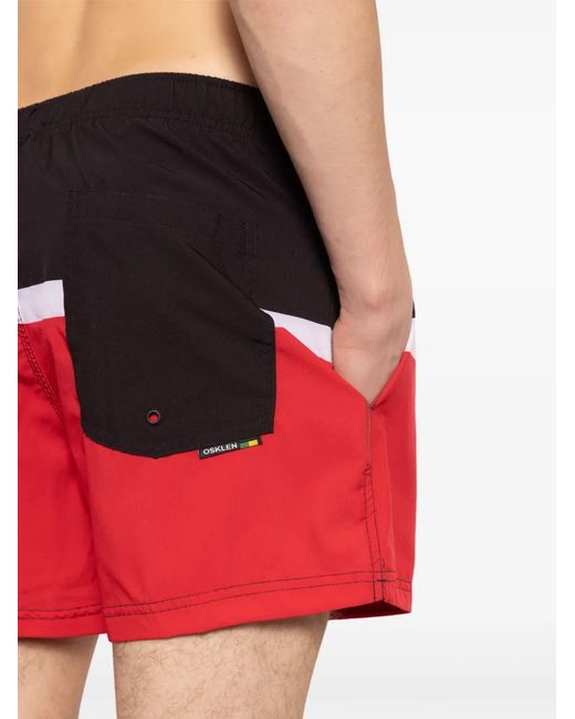 Osklen Badeshorts Mit Stretchbund in Black für Herren