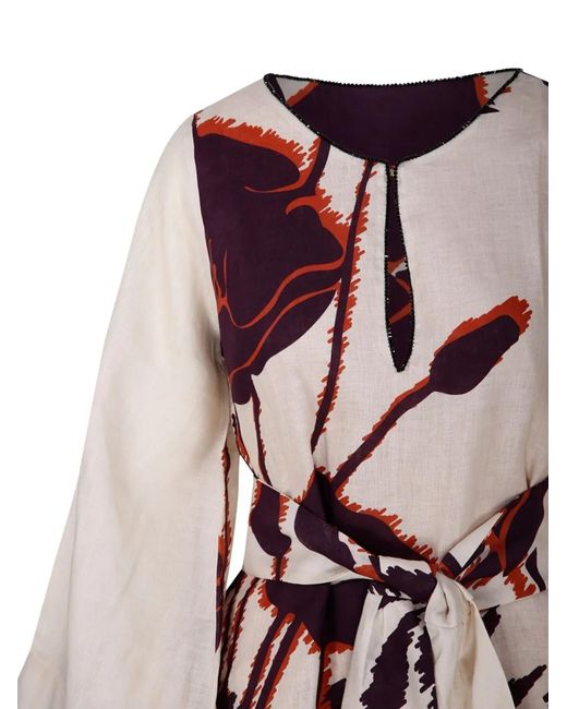 JUAN DE DIOS Pink Nazare Floral-Print Mini Dress