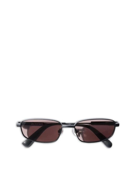 Jacquemus Gray Sera Sunglasses