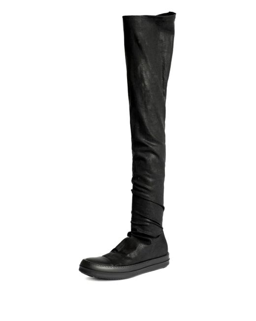 Rick Owens Black Stocking Boots