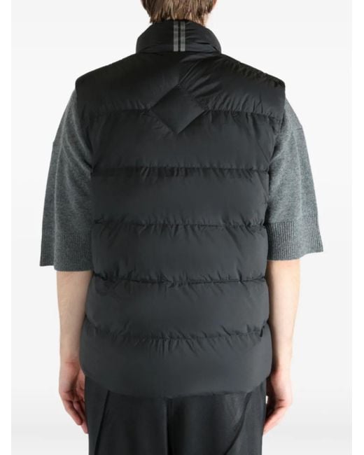 Canada Goose Black Padded Zip-Up Vest for men