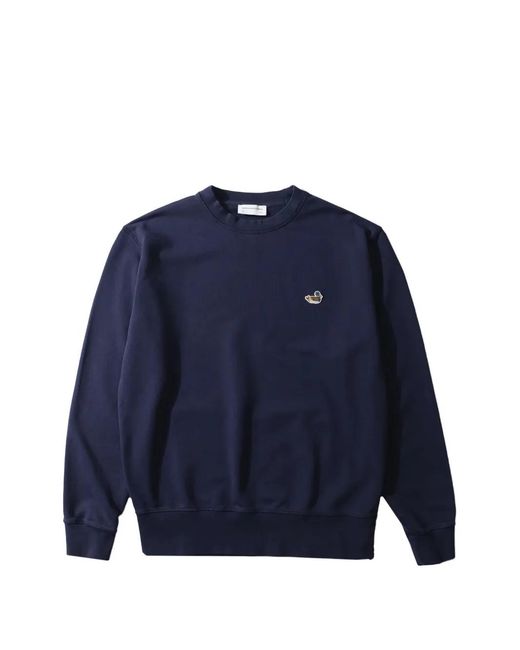 Edmmond Studios Blue Duck-Patch Sweatshirt for men