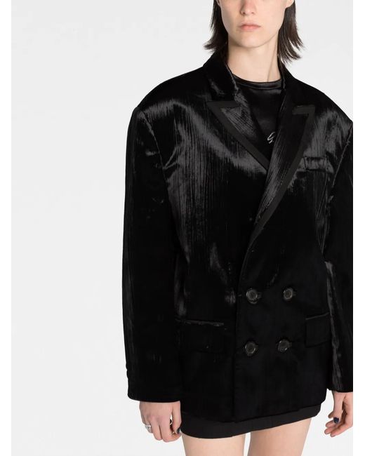 DSquared² Gestreepte Blazer in het Black