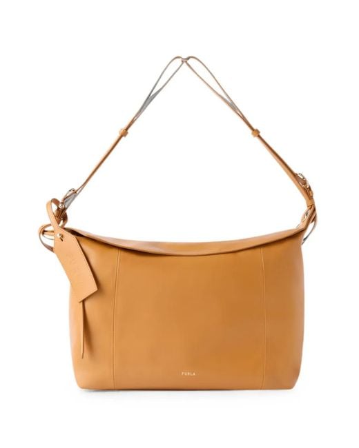Furla White Ginevra L – Shoulder Bag