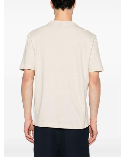 PS by Paul Smith Gray Logo-print Cotton-blend T-shirt for men