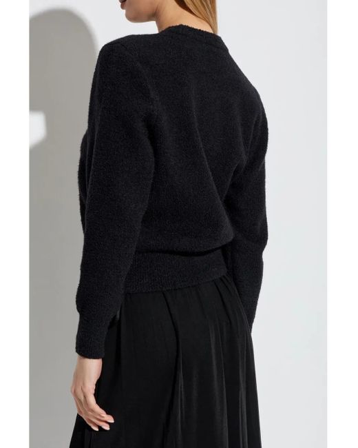 Alexander Wang Blue Textured-Finish Jumper