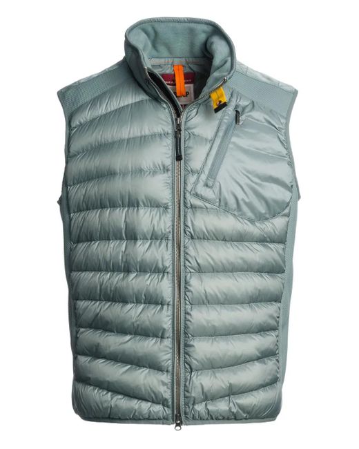 Parajumpers Zavier Gewatteerde Bodywarmer Met Vlakken in het Blue voor heren