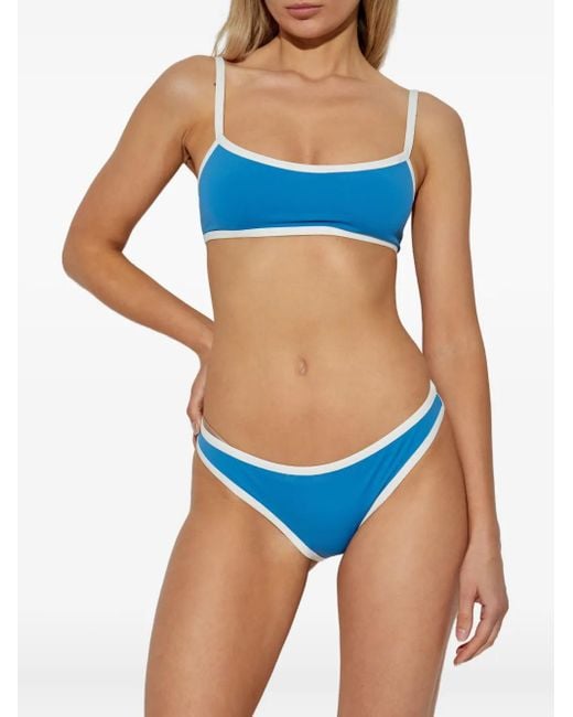 Marysia Swim Blue Bikini Top