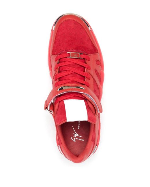 Giuseppe Zanotti Red Talon Sneakers for men