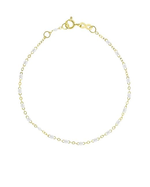 Gigi Clozeau White 18Kt Bead Classic Gigi Bracelet