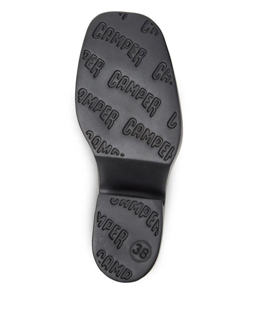 Camper Black Billie Buckle-Strap Pumps