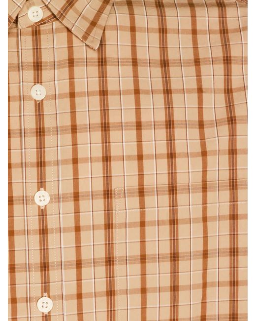 NN07 Natural Deon Checked-Pattern Shirt for men
