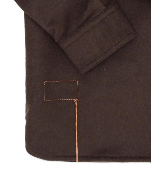 Fortela Brown Cpo2.0 Chest-Pockets Shirt for men