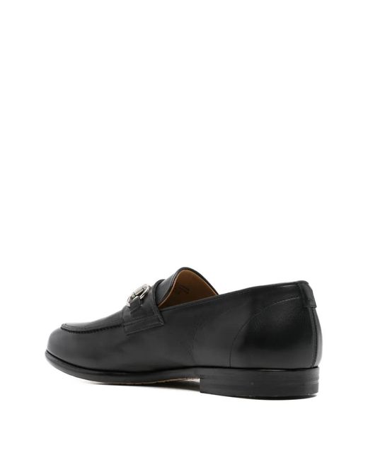 Calce White Hardware Flat Loafers for men