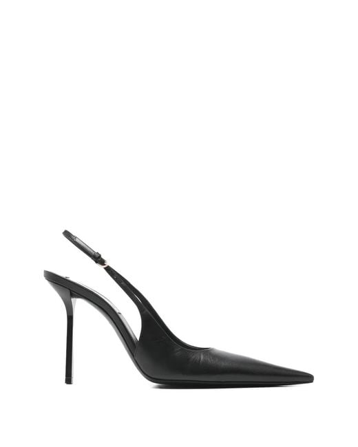 Victoria Beckham White Leather Slingback Pumps