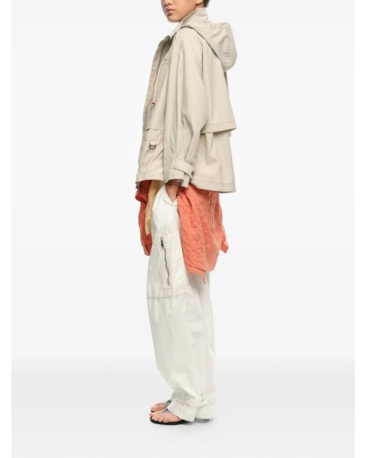 Bimba Y Lola Natural Hooded Jacket