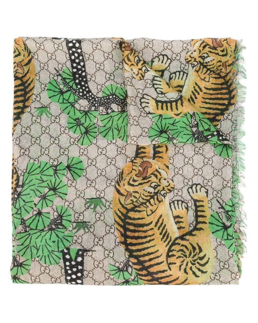 Gucci GG Supreme Bengal Scarf for Men | Lyst