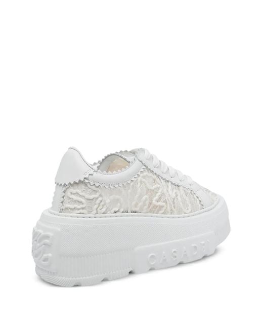 Casadei White Nexus Chantilly Sneakers