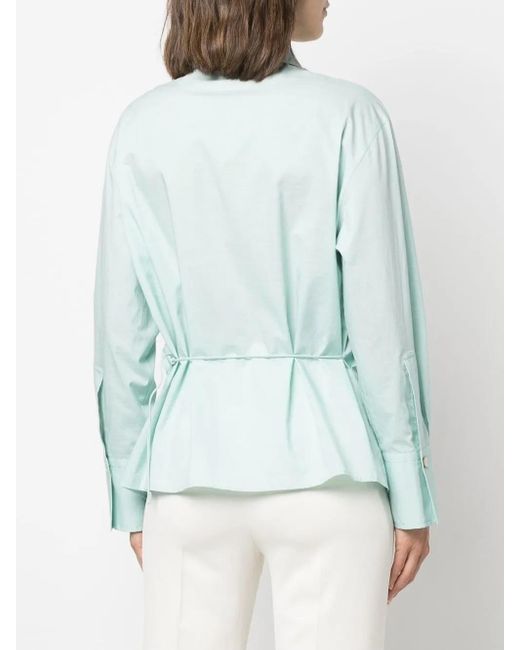 Vince Button-Down Blouse in het Blue