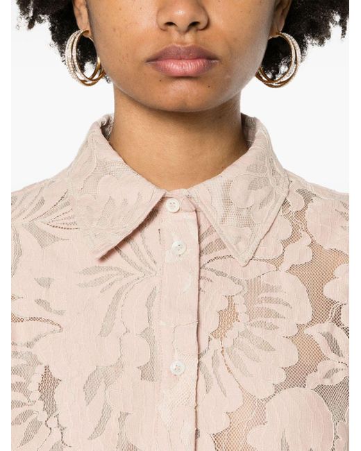 N°21 Natural Corded-lace Blouse