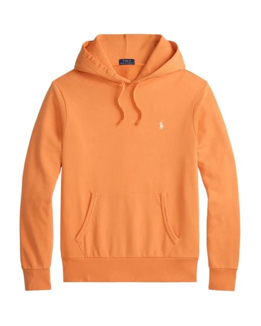 Polo Ralph Lauren Orange Sweat À Manches Longues for men