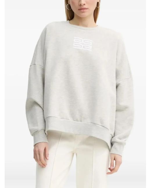 Sudadera con logo bordado Gestuz de color White