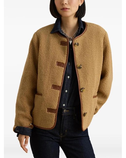 Ralph Lauren Natural Teddy-Texture Jacket