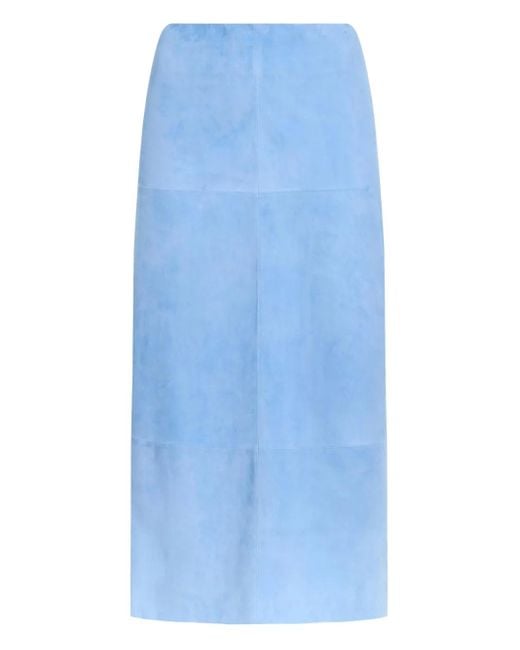 Proenza Schouler Blue Nadia Midi Skirt