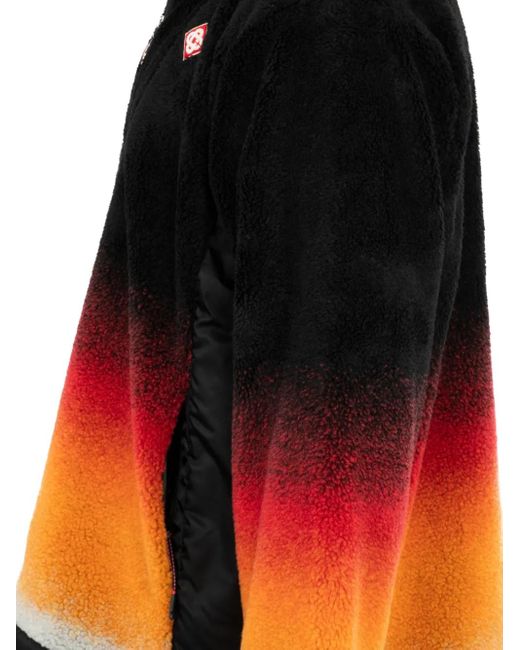 Casablanca Orange Gradient-Effect Zip Sweatshirt for men