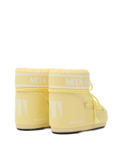 Moon Boot Natural Icon Low Lace-Up Boots