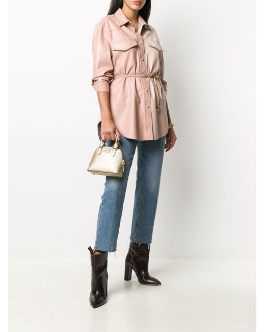 DKNY Steffy Mini Dome Tote in Metallic Lyst UK