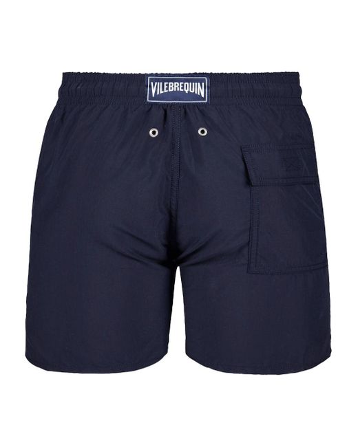 Vilebrequin Blue Moon Logo-patch Swim Shorts for men
