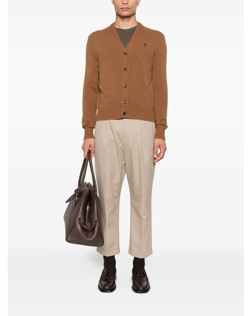 AMI Brown Sweaters for men
