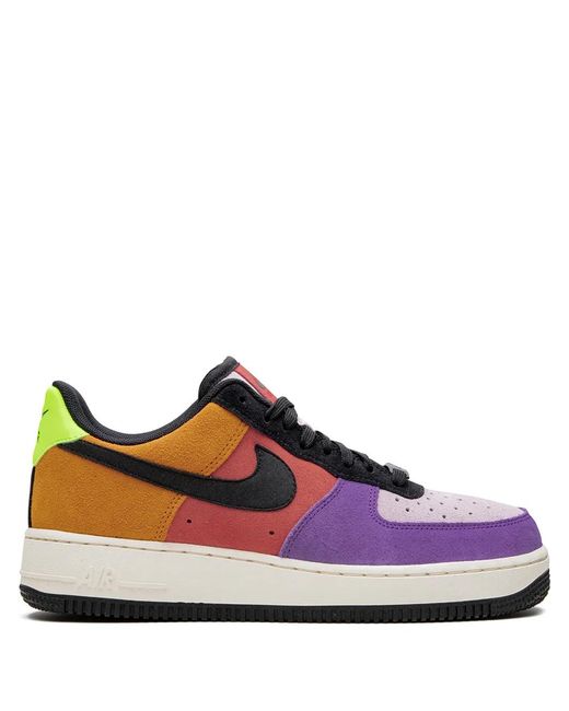 Nike Purple Air Force 1 Low '07 Lv8 "Pop The Street" Sneakers
