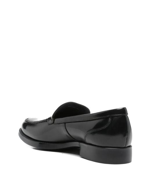 Callaghan Black Brian Leather Loafers for men