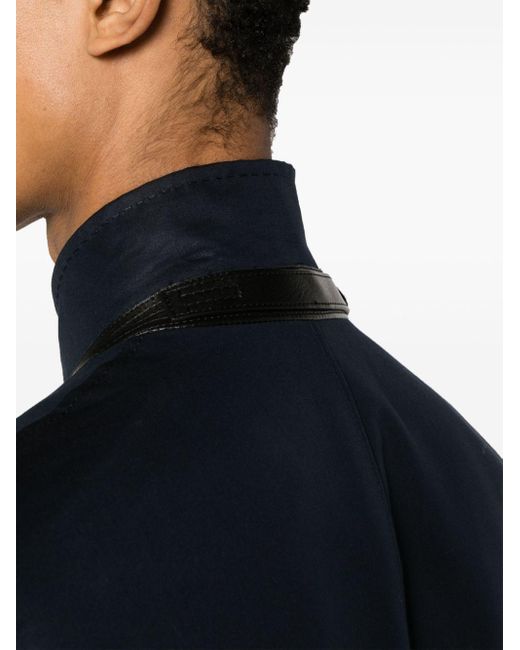 Tom Ford Blue Zipped-up Single-breasted Blazer for men