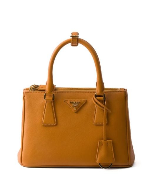 Prada Brown Kleine Galleria Handtasche