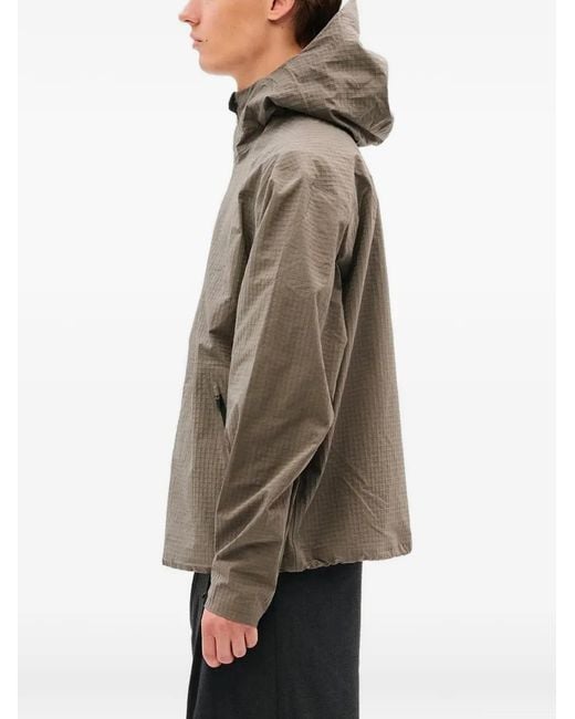 Hiking Patrol Brown Waypoint Check-Pattern Jacket for men